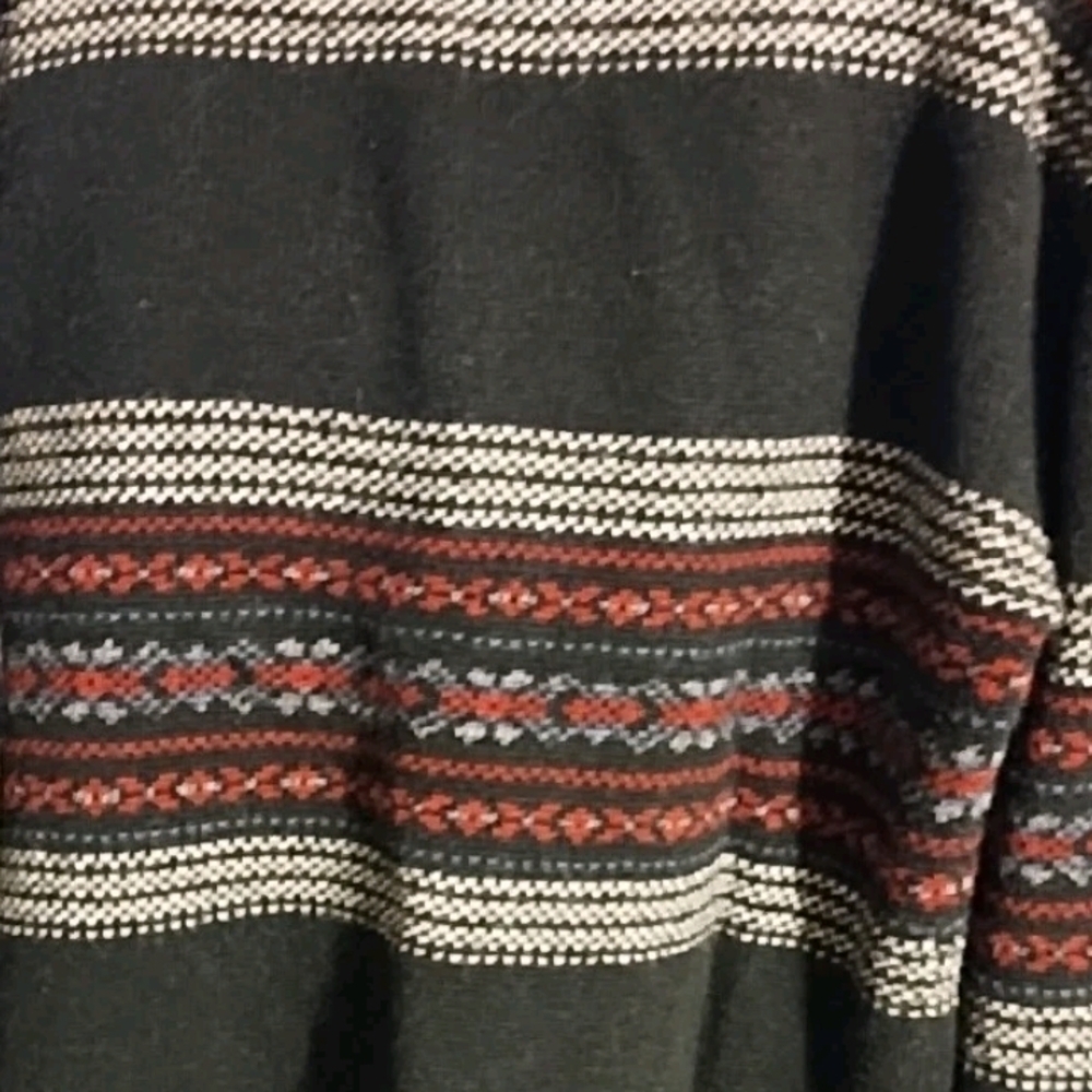 Chic Black and Red Patterned Sweater - image 3